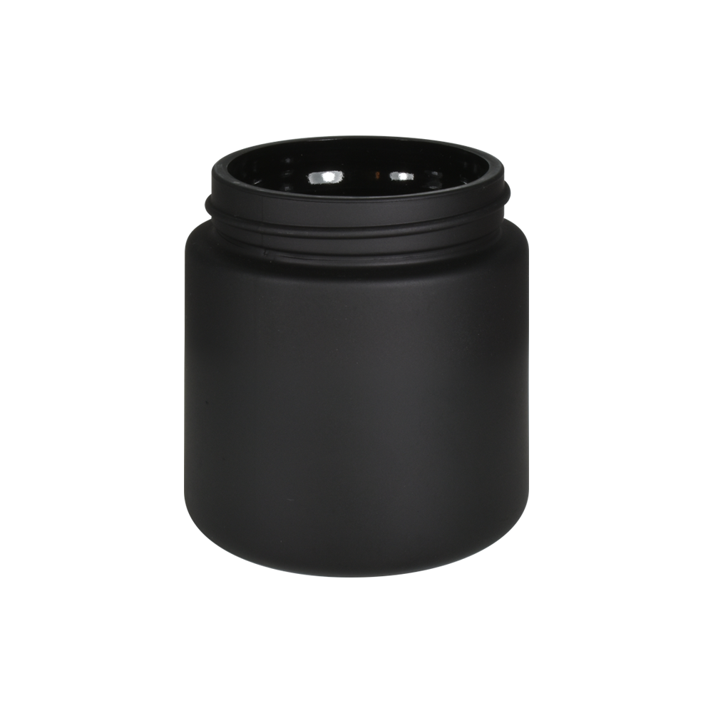 3oz V2 Glass Jar - Matte Black (120 Qty) - Custom 420 Supply - Custom ...