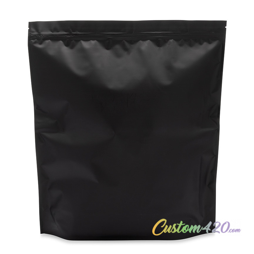 Gloss Black/Clear 1 LB Grower Mylar Bags (10 qty.)